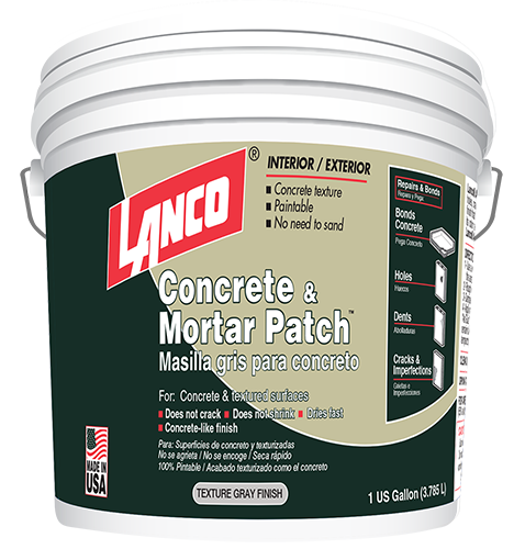 Acrylic mortar deals cement patch product